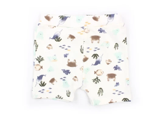 Name It shorts white alyssum print